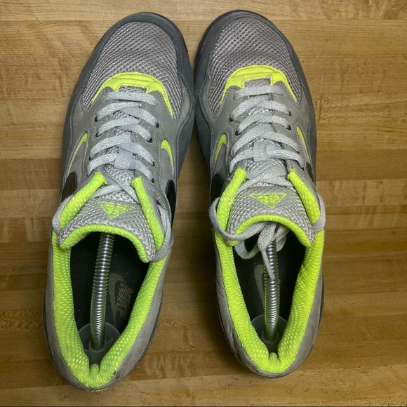 VINTAGE NIKE ACG AIR WILDWOOD GRAY/BLACK/VOLT-GREEN MENS SIZE 11 (377757-002) - Picture 5 of 7